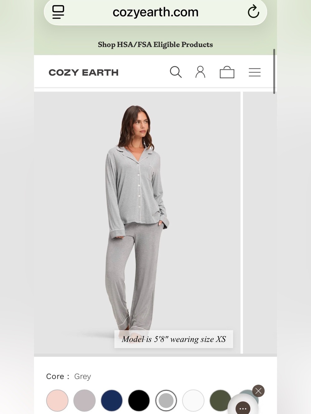Cozy Earth Bamboo Pajama Set